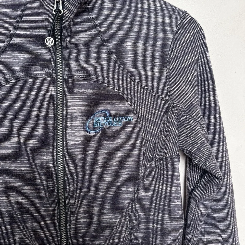 Lululemon Womens 6 Space Dye Active Track Jacket
